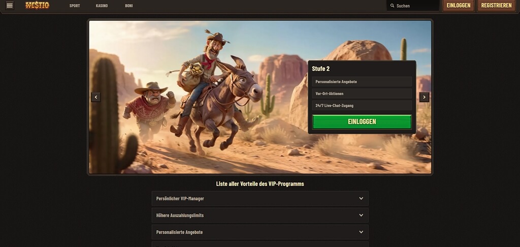 Westio Casino VIP-Club