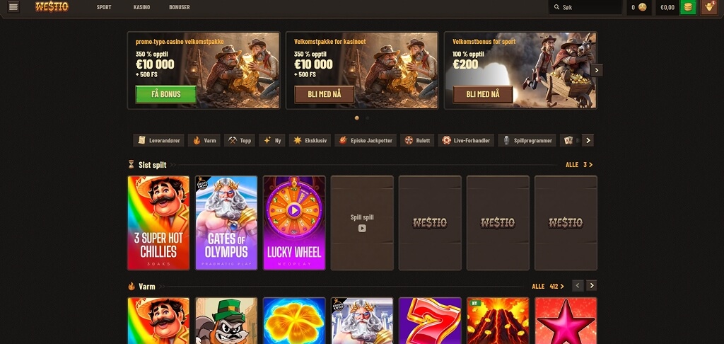 Westio Kasino Entré